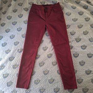TINSELTOWN| Women's Burgundy Skinny Jeans Size 5